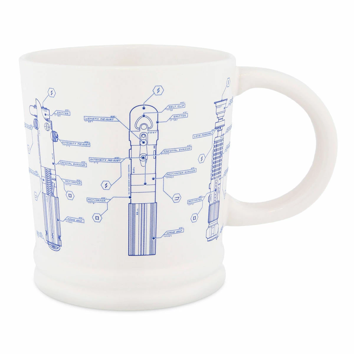Best deal ???? Disney Coffee Mug - Star Wars - Lightsaber Blueprint - White ???? 1 Best deal ???? Disney Coffee Mug - Star Wars - Lightsaber Blueprint - White ????