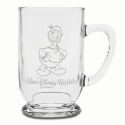Hot Sale ???? Disney Arribas Glass Mug - Donald Duck - Personalizable - 16oz ????