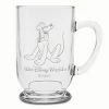 Brand new ???? Disney Arribas Glass Mug - Pluto - Personalizable - 16oz ????