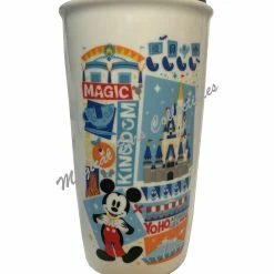 New ???? Disney Travel Tumbler - Starbucks - Magic Kingdom Park Icons ????