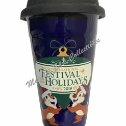 Buy ???? Disney Travel Tumbler - Epcot 2018 Festival Of The Holidays ????