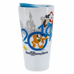 Promo ???? Disney Travel Mug - 2019 Dated - Walt Disney World - Mickey & Friends ????