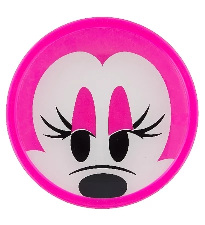 Promo ???? Disney Glass Plate - Minnie Mouse With Silicone Cover ⌛ 1 Promo ???? Disney Glass Plate - Minnie Mouse With Silicone Cover ⌛
