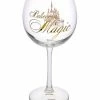 Promo ???? Disney Goblet Wine Glass - Believe In Magic - Castle ????