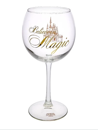 Promo ???? Disney Goblet Wine Glass - Believe In Magic - Castle ???? 1 Promo ???? Disney Goblet Wine Glass - Believe In Magic - Castle ????