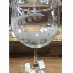 Flash Sale ❤️ Disney Goblet Wine Glass - Epcot World Showcase - Etched ????