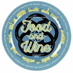 Best reviews of ???? Disney Dessert Plate - Epcot Food And Wine Festival 2016 - Logo ????