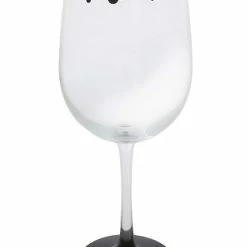Wholesale ???? Disney Wine Glass - Mickey Mouse Icons - Black ????
