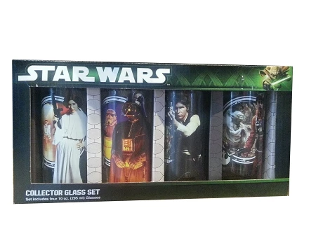 Cheapest ???? Disney Collector Glass Set - Star Wars - Set Of 4 ???? 1 Cheapest ???? Disney Collector Glass Set - Star Wars - Set Of 4 ????