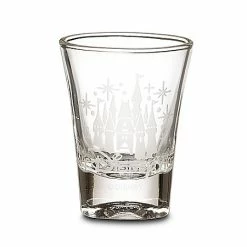 Best Sale ???? Disney Shot Glass - Etched Cinderella Castle ⌛