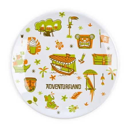 Brand new ???? Disney Dessert Plate - Magic Kingdom - Adventureland Plate - 7'' ✔️ 1 Brand new ???? Disney Dessert Plate - Magic Kingdom - Adventureland Plate - 7'' ✔️