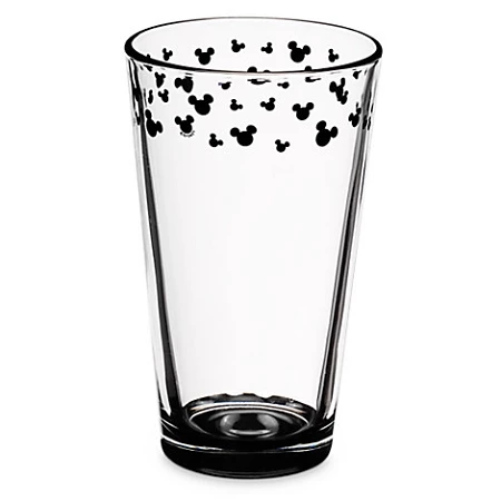 Cheapest ???? Disney Glass Tumbler - Etched Mickey Mouse Icons - Black ???? 1 Cheapest ???? Disney Glass Tumbler - Etched Mickey Mouse Icons - Black ????