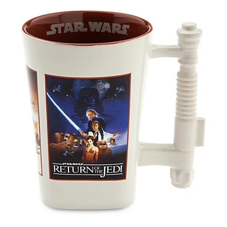 New ✔️ Disney Coffee Mug - Star Wars Saga Movie Poster ???? 1 New ✔️ Disney Coffee Mug - Star Wars Saga Movie Poster ????