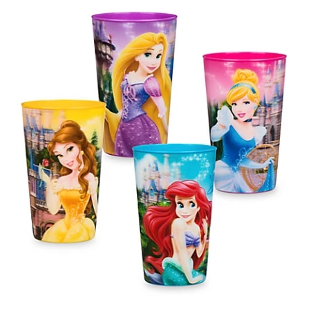 Best Pirce ⭐ Disney Plastic Cups Set - Princess - Lenticular ???? 1 Best Pirce ⭐ Disney Plastic Cups Set - Princess - Lenticular ????