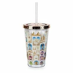 Hot Sale ???? Disney Tumbler With Straw - It's A Small World - The Happiest Cruise ????