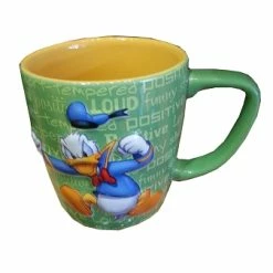 Brand new ???? Disney Coffee Mug - Donald Duck - Positive Loud Funny ????