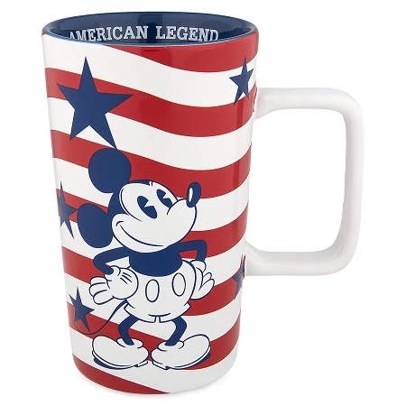 Deals ???? Disney Latte Coffee Mug - Mickey Mouse Americana ???? 1 Deals ???? Disney Latte Coffee Mug - Mickey Mouse Americana ????