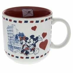 Budget ???? Disney Coffee Mug - World Showcase Paris - Mickey And Minnie - Hearts ????