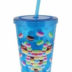Buy ???? Disney Tumbler With Straw - Epcot Mickey Macarons ????
