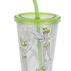 Deals ???? Disney Tumbler With Straw - Tinker Bell Poses ????