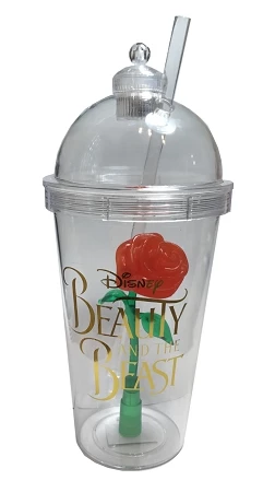 Brand new ???? Disney Tumbler With Straw - Beauty And The Beast - Enchanted Rose ???? 1 Brand new ???? Disney Tumbler With Straw - Beauty And The Beast - Enchanted Rose ????