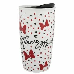 Buy ???? Disney Travel Tumbler - Minnie Mouse Bows And Dots - Ceramic ????