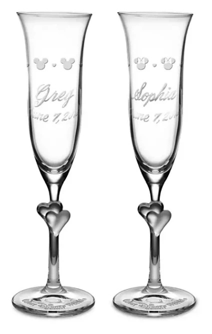 Buy ⌛ Disney Arribas Glass Flute Set - Mickey And Minnie Mouse Icons ???? 1 Buy ⌛ Disney Arribas Glass Flute Set - Mickey And Minnie Mouse Icons ????