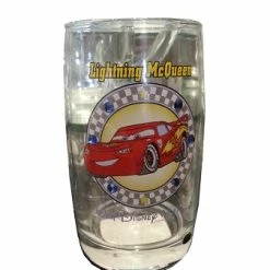 Outlet ???? Disney Arribas Juice Glass - Lightning McQueen - Jeweled ⭐